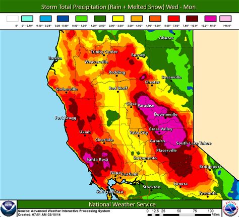 Nws Sacramento On Twitter The Totals Are In Here Is A Prelim Look At Estimated Precipitation