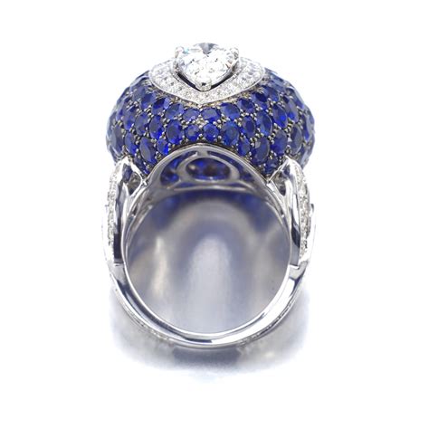 Graff Sapphire And Diamond Ring Graff Contrast And Colour 2020