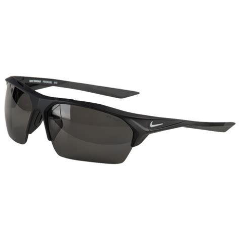 Nike Terminus Sunglasses Baseball Accessories Matte Black White Grey Polarized Lens