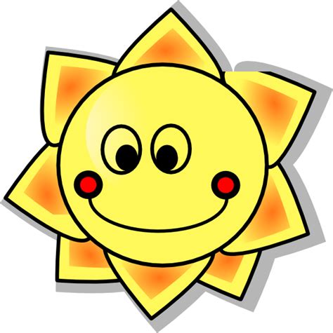 Smiling Sun Clip Art At Vector Clip Art Online Royalty
