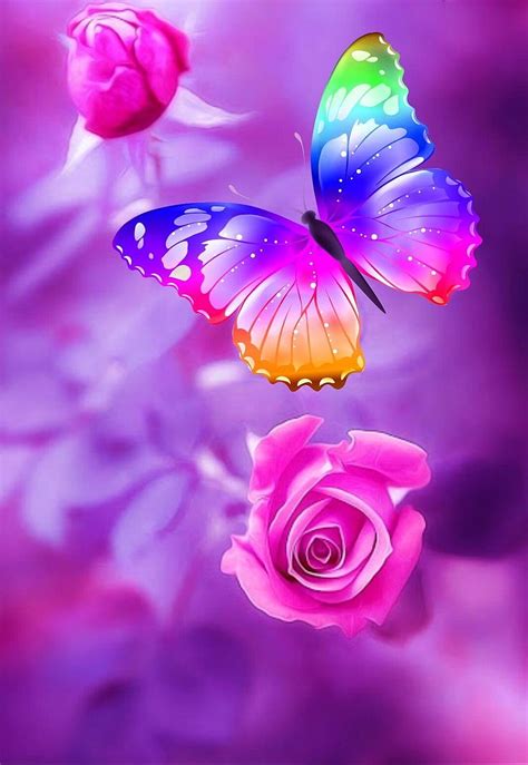 Share More Than 84 Flower And Butterfly Wallpaper Best Vn