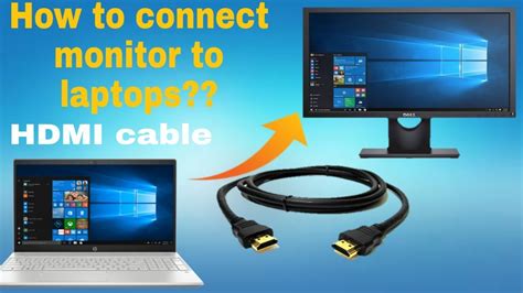 They are quickly becoming the standard for connecting all these cables are most commonly used to connect computer monitors and projectors, and some laptops they're not as common on tvs and. How to connect any monitor in laptop using HDMI Cable ...