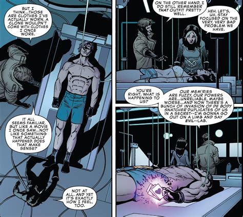Shirtless Superheroes Gambit And Rogue Swimming