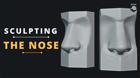 Sculpt The Nose In Blender Youtube