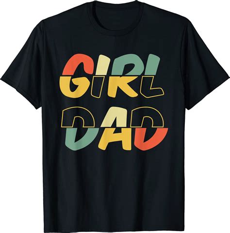 Mens Girl Dad Shirt For Men Fathers Day T Shirt Full Size Up To 5xl