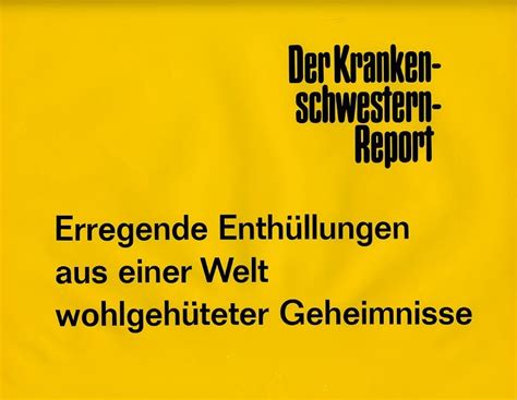 Der Krankenschwestern Report ORIGINAL Aushangfoto Steeger Volkmann