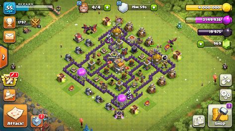 There are these commands available: Clash of Clans Bases trophy for Town Hall 7 ClashTrack.com ...