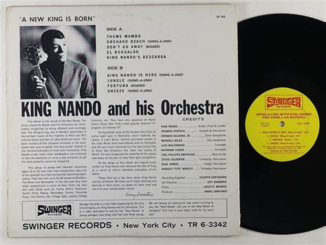 King Nando And His Orchestra Shing A Ling Lp Swinger Mono Latin Soul