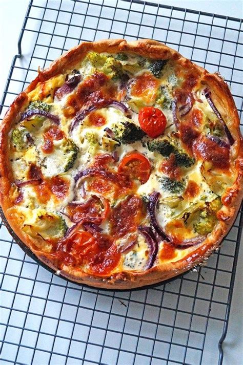 Recept Hartige Taart Broccoli Vegetarisch