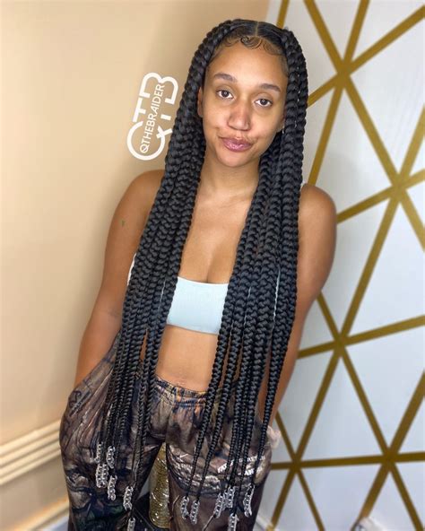 the best 21 long jumbo knotless box braids with beads factdrawcatch