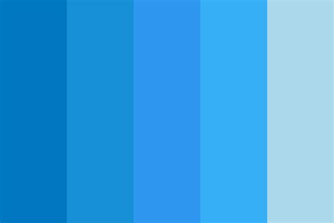 Ocean Blue Accents Color Palette
