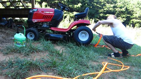 Op, i have gotten 3 flat tires fixed at canadian tire (very happy with their tire service) and 1 at my toyota dealer. Flat riding lawnmower tractor tire off of rim fix and add ...