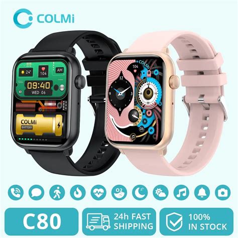 COLMI C80 Smartwatch Para Homens E Mulheres Tela AMOLED De 1 78 100