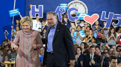 How Tim Kaine And Hillary Clinton Compare On The Issues The New York