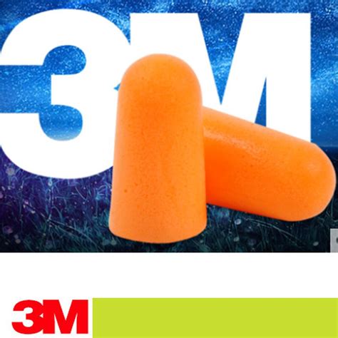 100pairs 3m 1100 Disposable Ear Plug Foam Noise Reducer Shopee