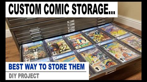 Comic Book Display Cabinet Comic Book Storage Ideas Fan Tips