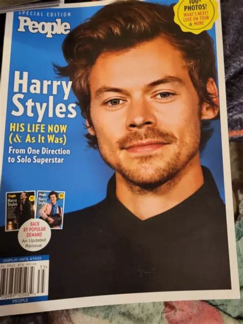 Harry Styles Special Edition People Magazine 2023 His Life Now Andbefore