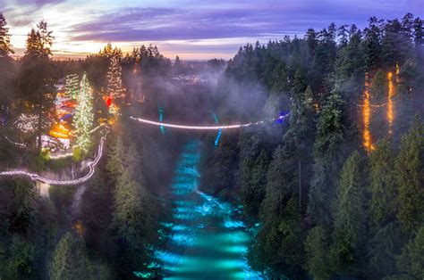 Canyon Lights At Capilano Suspension Bridge Open For 2020 Holidays