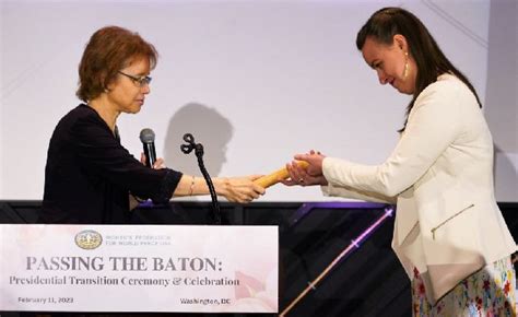 Passing The Baton Wfwp Usa Presidential Transition Ceremony