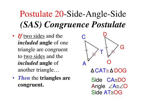 Ppt 43 Proving Triangles Are Congruent Sss And Sas Powerpoint
