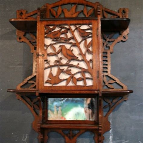 David Hinds On Instagram Antique Delicate Scroll Work Wall Cabinet