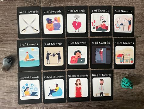 The Cartoon Tarot Deck Cards Etsy Australia