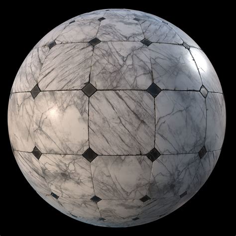 Texture Aged Marble Tiles Pbr Material Vr Ar Low Poly Cgtrader