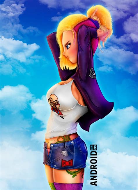 18 By Linkdesign Android 18 Dragon Ball Super Dragon Ball