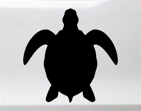 Sea Turtle V3 Vinyl Decal Ocean Marine Die Cut Sticker