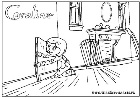 Another mother from the cartoon coraline is a perfect gift for your mother or daughter, it is also suitable for a friend! Coraline Coloring Pages