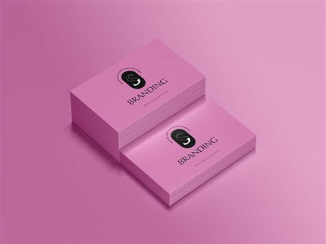 Fabulous Branding Business Card Free Mockup Free Mockup World