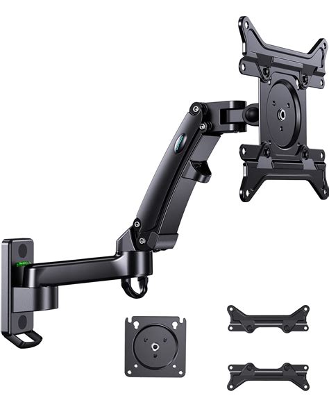 huanuo tv monitor wall mount for 22” 35” ultrawide screens upgraded full motion monitor arm