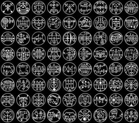 Chaos Symbols Demonology Enochian Occult Symbols