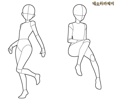 트레이싱 3 Drawing Poses Anime Poses Reference Drawing Reference Poses