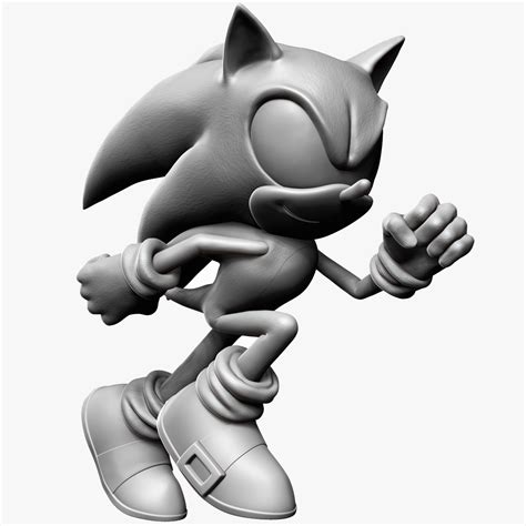 3d model sonic hedgehog