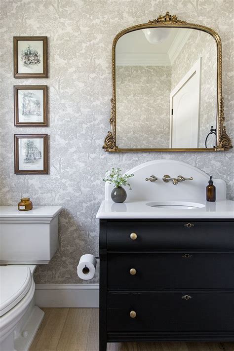 18 Fancy Powder Room Vanity Model Bathroomcabinetstorage