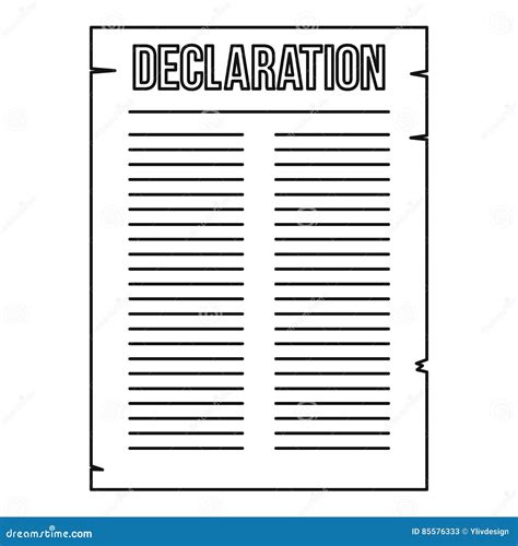 Declaration Of Independence Clipart Black And White 4th Of July