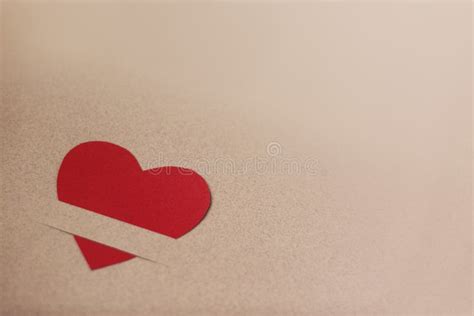 Red Paper Heart Stock Image Image Of Design Copyspace 108670197