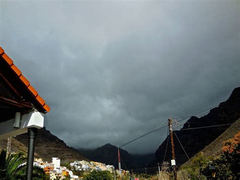 La Gomera Island Canary Islands Weather Two Faced This Afternoon