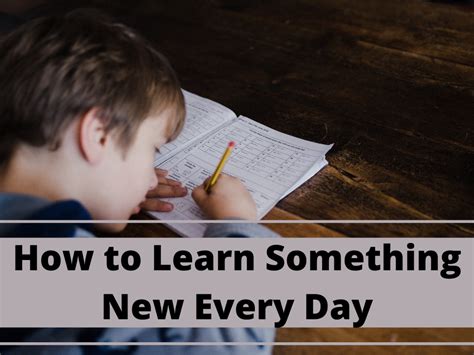how to learn something new every day habithacks