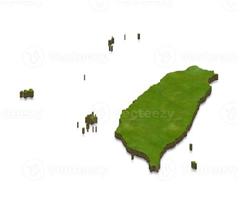 3d Map Illustration Of Taiwan 12375213 Png