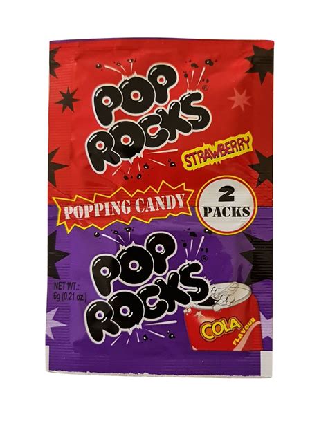 Pop Rocks Popping Candy Strawberry Cola Flavour 6g