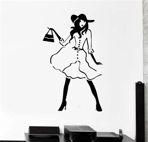 wall decal beautiful sexy girl fashion style woman vinyl sticker ed1740 21 99 picclick