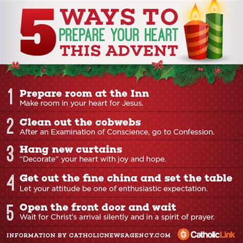 Infographic 5 Ways To Prepare Your Heart This Advent