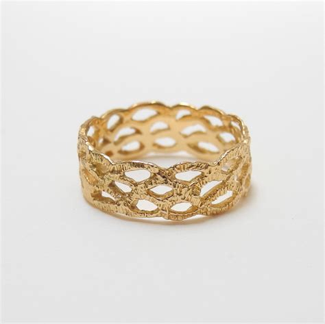 18k Gold Lace Ring Collyer S Mansion
