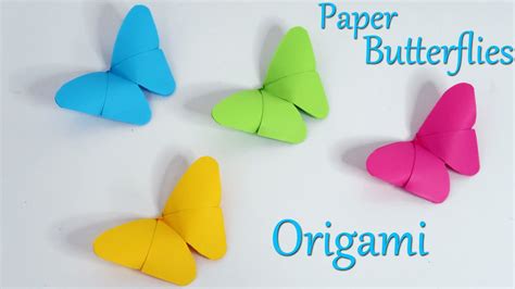How To Make Origami Paper Butterflies Easy Paper Butterfly Cute