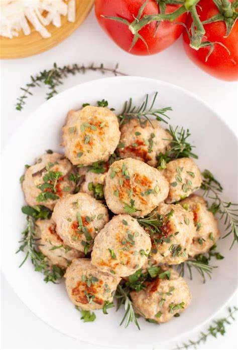 Turkey Meatballs | Turkey meatballs, Healthy chicken recipes, Meatball