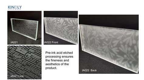 Buy Wholesale China Patterned Acid Etched Glass High Back And Acid Etched Glassfrosted Glass At