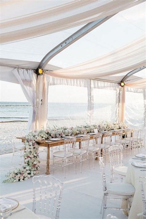 Paradise beach weddings services the east coast of central florida, volusia county. 33 Breathtaking Beach Waterfront Wedding Reception Ideas ...