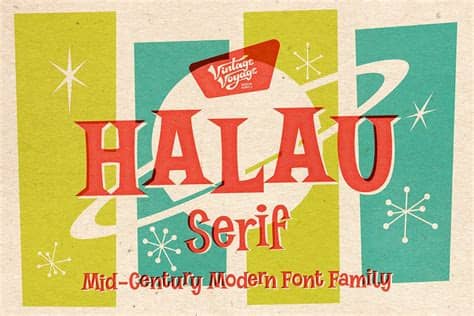 Modern address numbers, letters, plaques and mailbox numbers. Awesome Mid Century Modern Fonts • Retro Typography ...